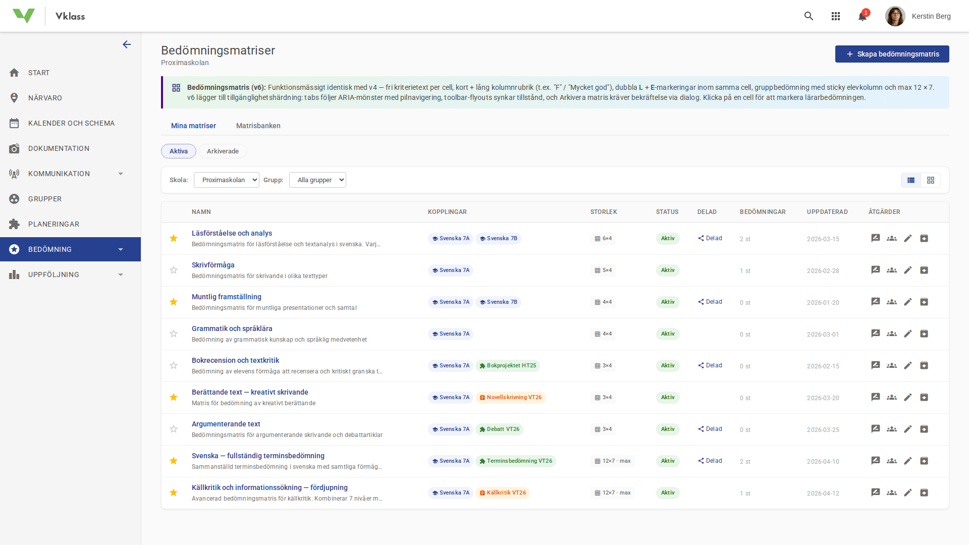 Screenshot of Version 8