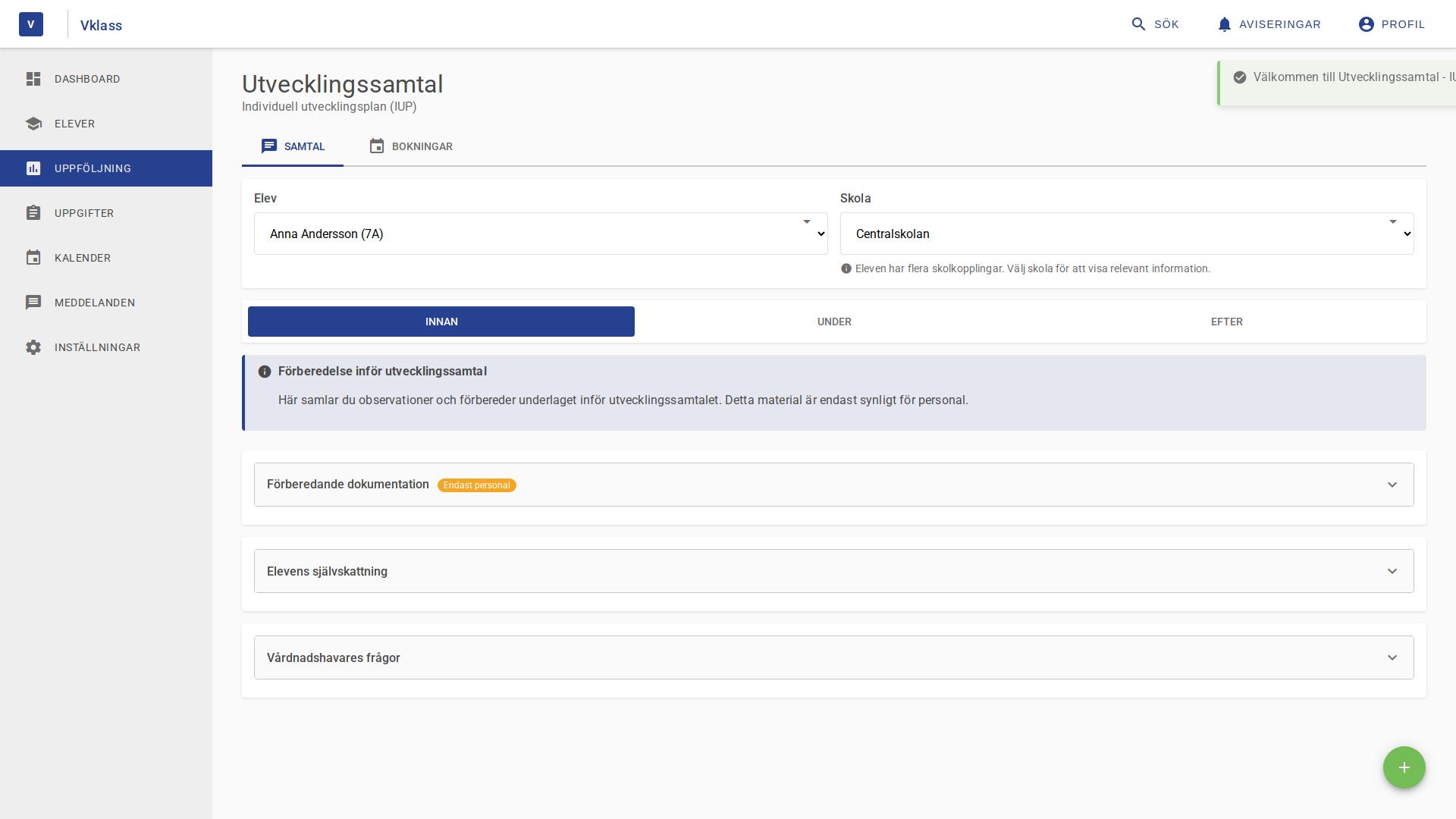 Screenshot of Version 1