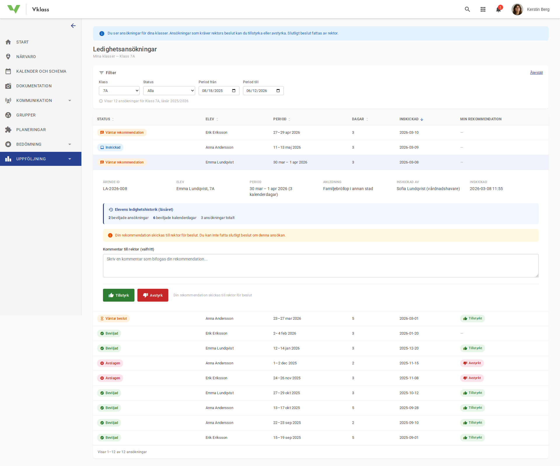 Jönköping Kommun - Ledighetsansökan screenshot