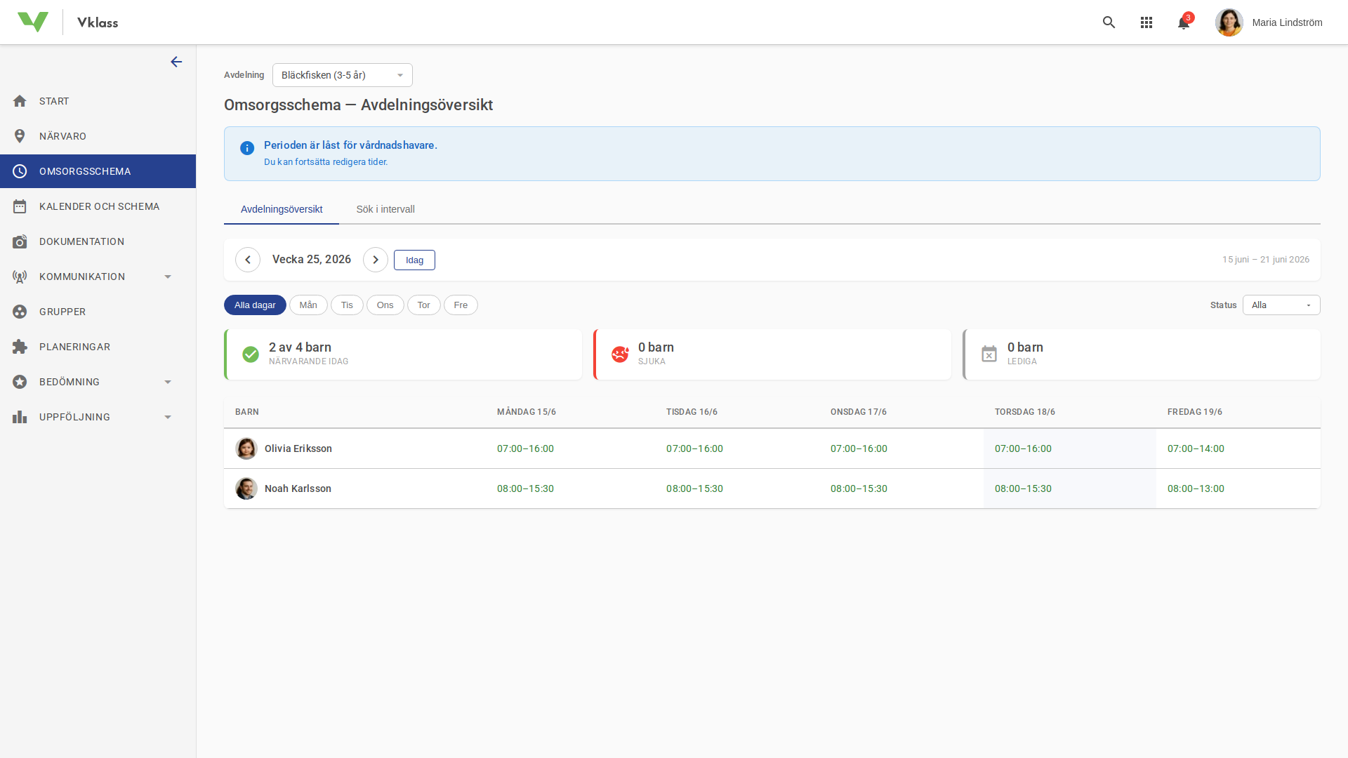 Jönköping Kommun - Omsorgsschema screenshot