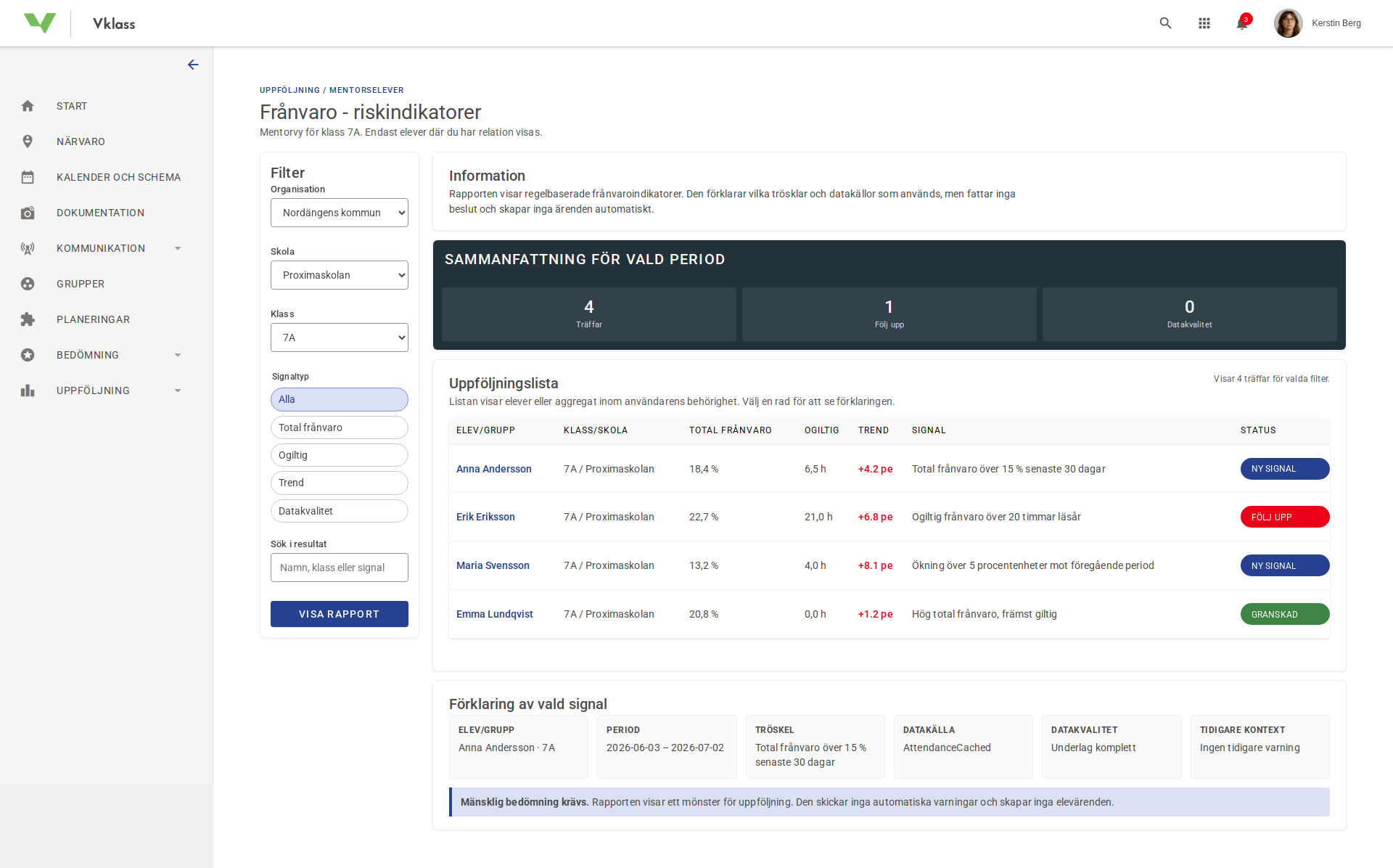 Screenshot of Version 1
